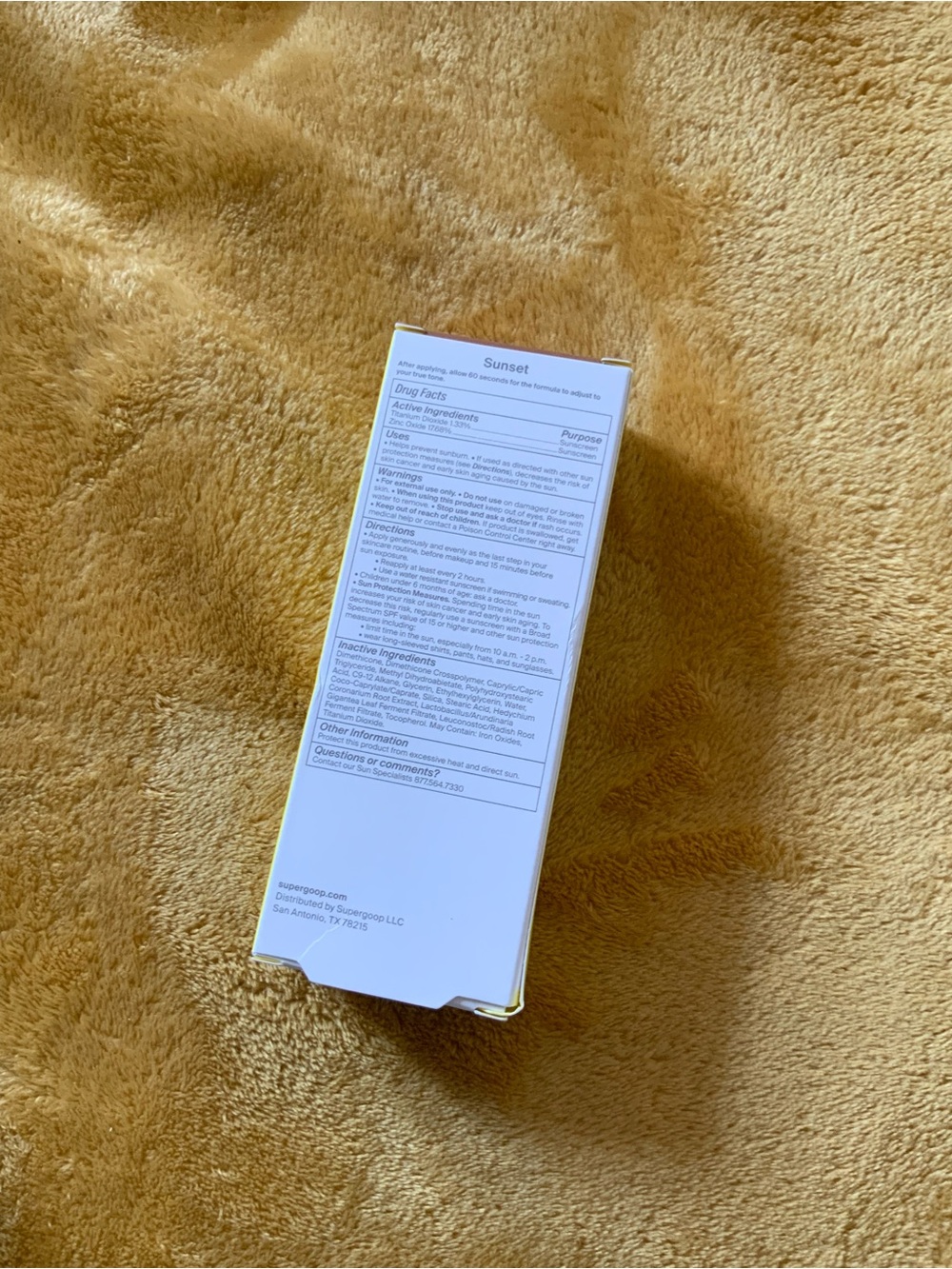 Supergoop! MINERAL MATTESCREEN SPF 40 new with box shade Sunset - Picture 3 of 5